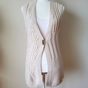 Sanctuary cable knit sweater vest